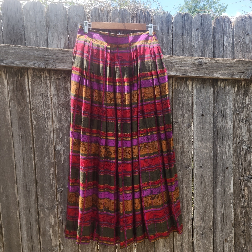 Vintage Hunter And Smith Bohemian Grunge Skirt